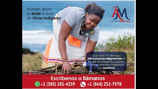 AM Asesores Migratorios — Pieza publicitaria